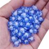Double Layer 20Pcs For Jewelry Making Flower Loose Beads Pendant Transparent Necklace Bracelet DIY Crafts Wholesale