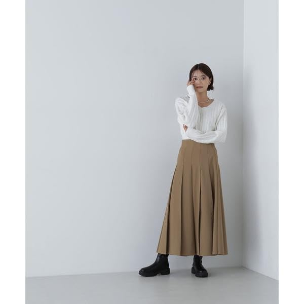 Natural Beauty Basics Compact Cable Knit Sweater for Women