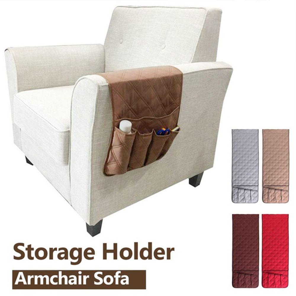 Remote Control Holder Storage Pockets Bedside Storage Organizer Hanging Bags Sofa Storage Bag