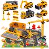 Милый каменный строительный автомобиль игрушечный автомобиль игрушечный набор образовательный экскаватор автомобиль с игрой подвижная работа строительство мини светофор день рождения
