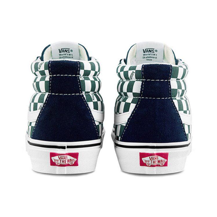 Vans Sk8 mid Клетчатый Зеленый/Белый VN0A3MV85I9
