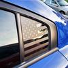 Pre-Cut Quarter Window American Flag Decal Stickers For 2011-2022 Dodge Charger