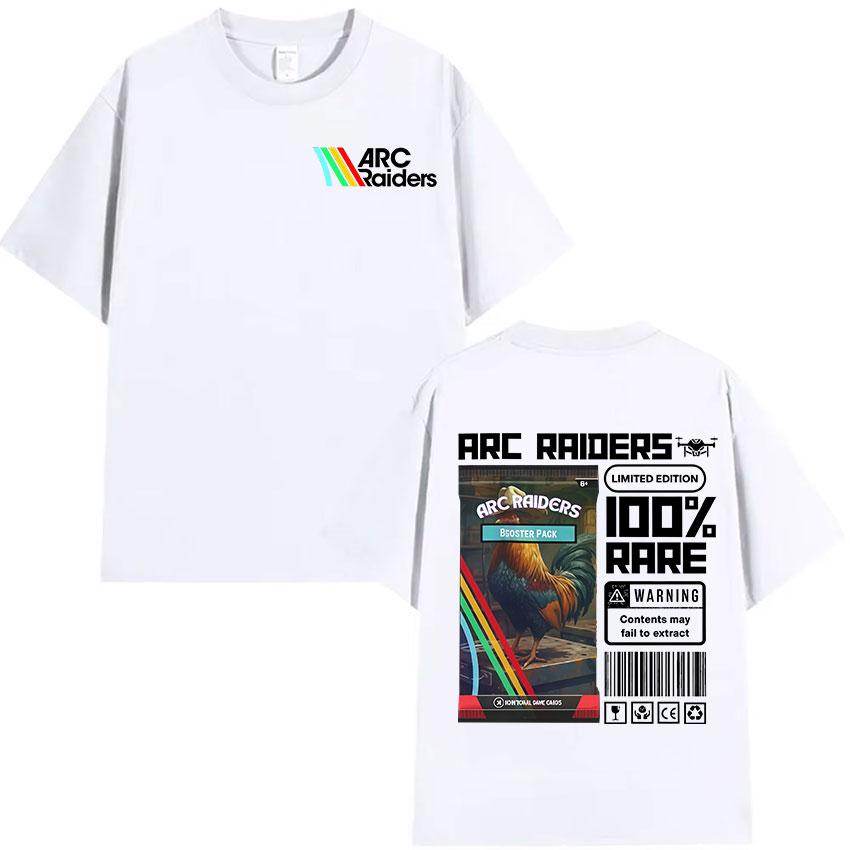 Hot Game Arc Raiders Graphic T Shirt Men Womens Vintage High Quality Fashion Tshirts Casual 100 Cotton Short Sleeve Tshirt
