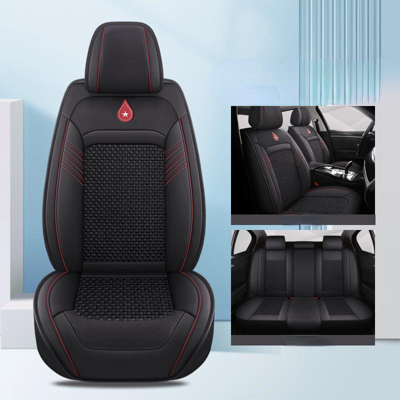 Моточехлы Универсальные чехлы на автомобильные сиденья для внедорожников Стильная прочная льняная льняная подушка для большинства пятиместных автомобилей