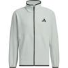 adidas Повседневная удобная куртка с капюшоном, унисекс, серая JW1650