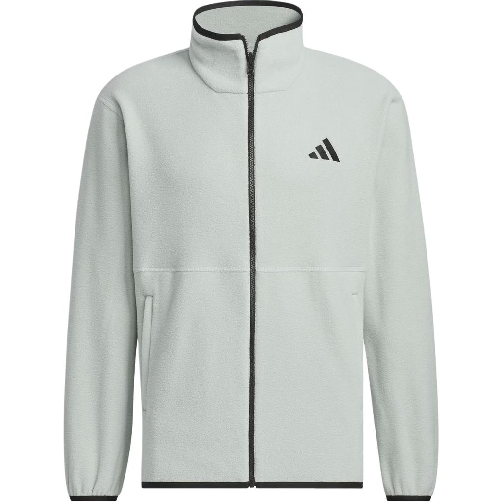 adidas Повседневная удобная куртка с капюшоном, унисекс, серая JW1650