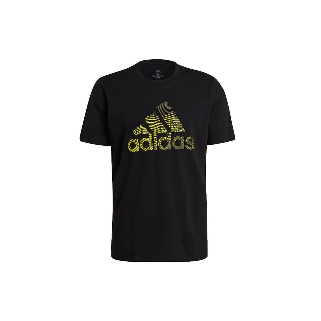 adidas Мужская футболка Extmo Pff с буквенным логотипом, черная GL2399