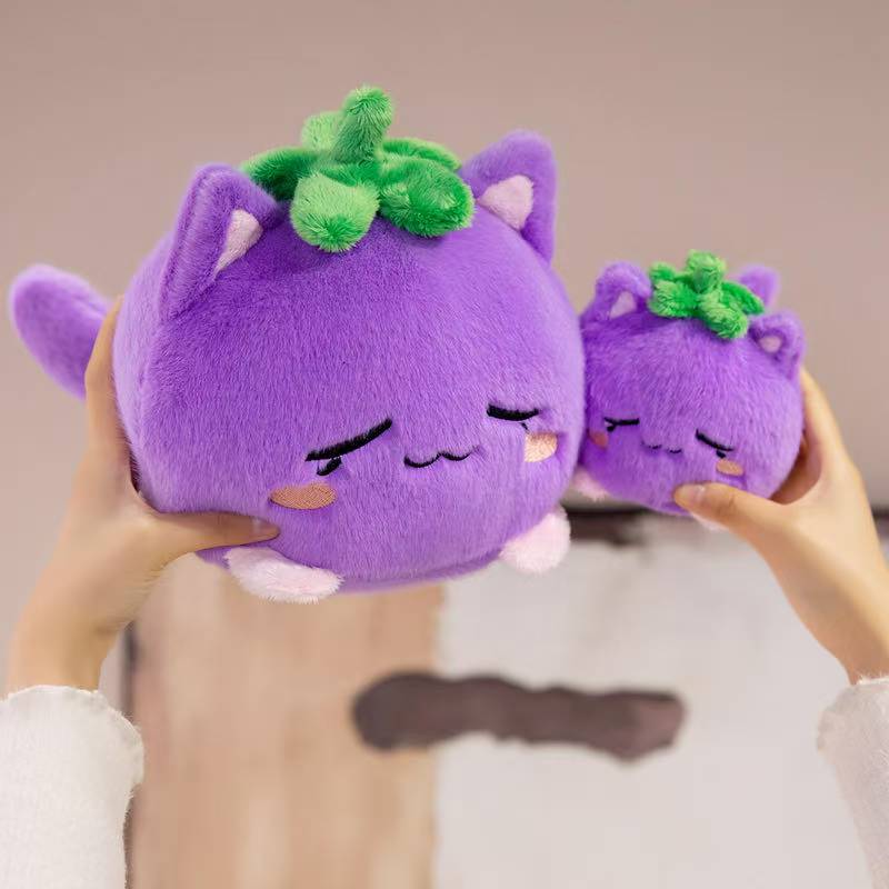 Latest Fruit Cat Doll Kawaii Stuffed Plush Toy Handmade Doll Cartoon Anime Cute Gift for Children's Birthday Doll Christmas