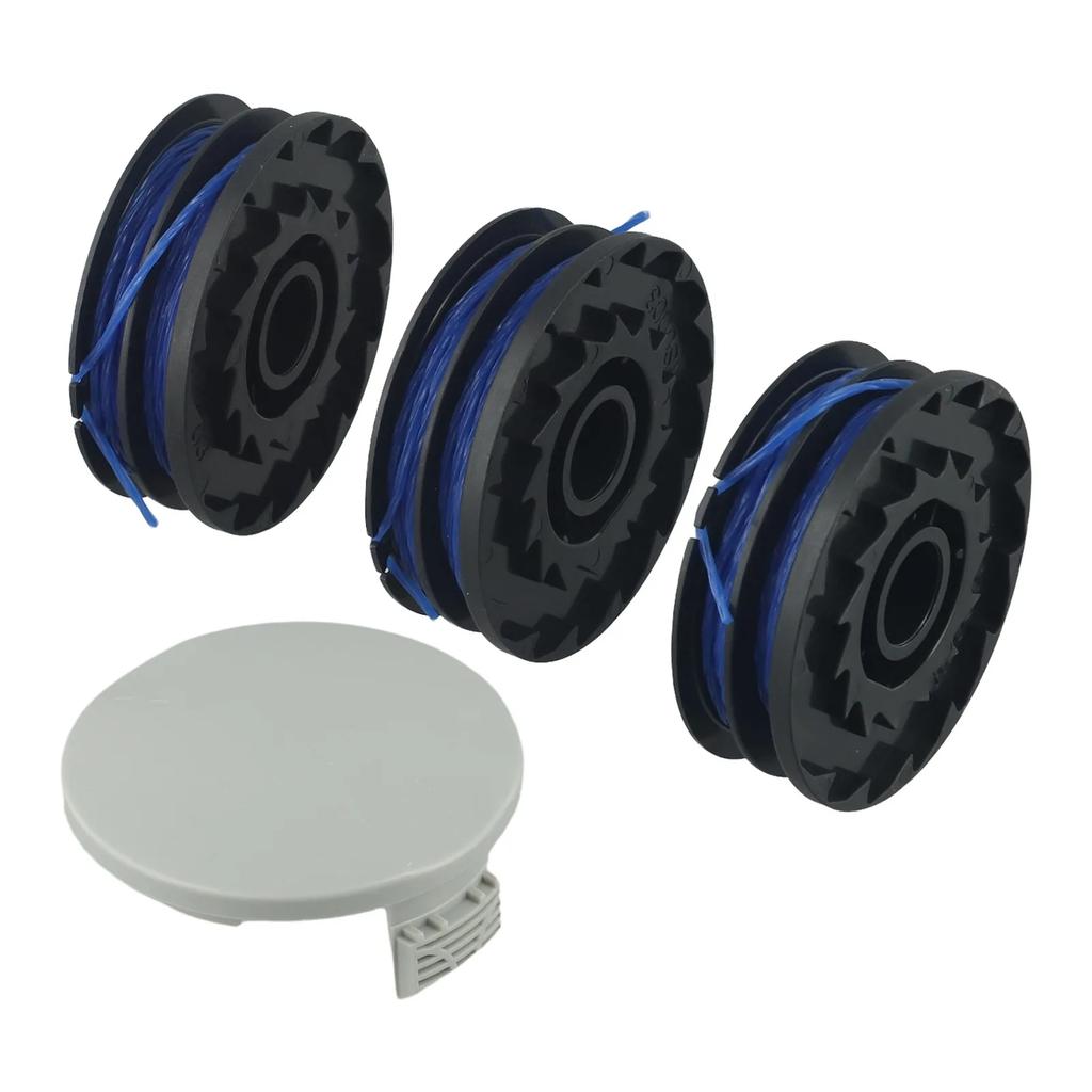 Запасная катушка с леской для триммера RLT4027 RLT4125 RLT5027, 8 шт., для эффективного скашивания травы