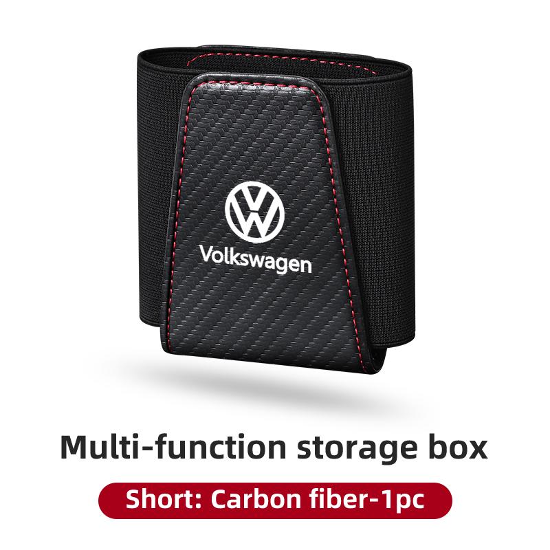 ear1 Car Leather Storage Bag Phones Coins Keys Storage Auto Stowing Tidying Tools For Volkswagen VW Golf Jetta Passat mk4 Golf 5 7