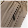 MaoRen Men's Summer Ice Silk Business Casual Loose Straight-Leg Pants
