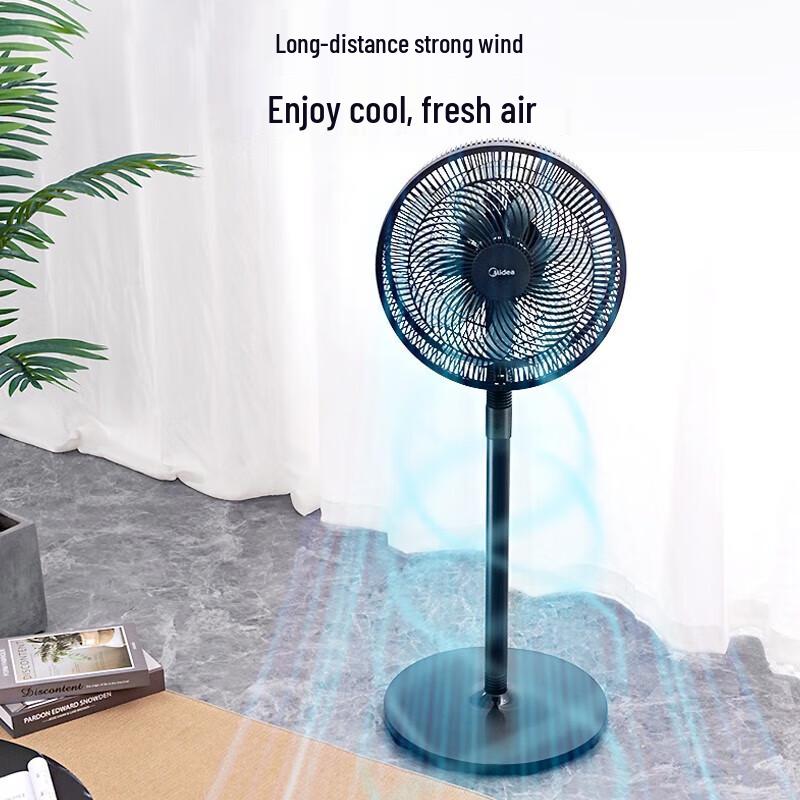 Midea Электрический вентилятор с 7 лопастями двойного назначения, штепсель CN (адаптер в комплекте)