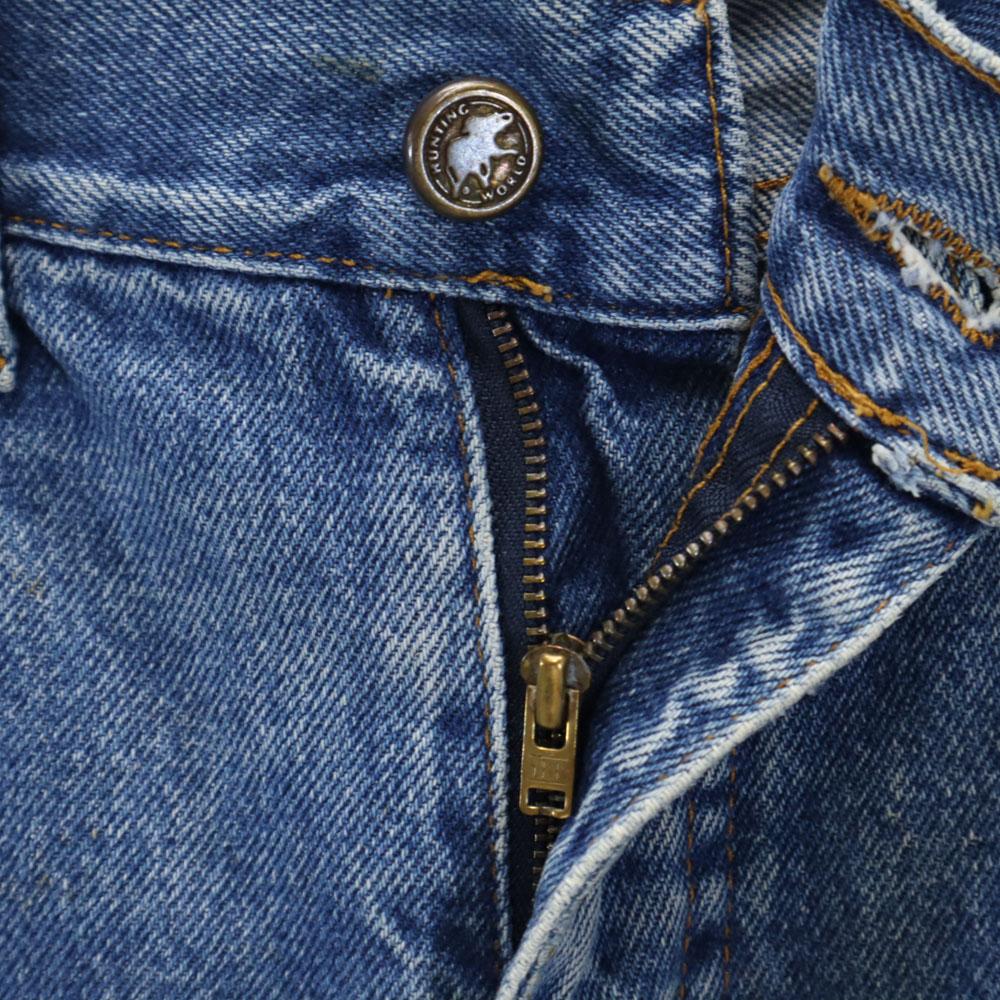 HUNTING WORLD 90-е Сделано в Италии Старые джинсы W30 Синие джинсы Мужские Б/У