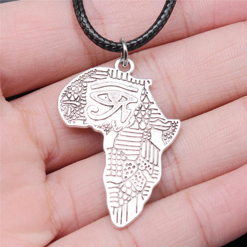 Колье 45 см Кожаная цепочка Большой Глаз Гора Минималистичные ювелирные компоненты QN029