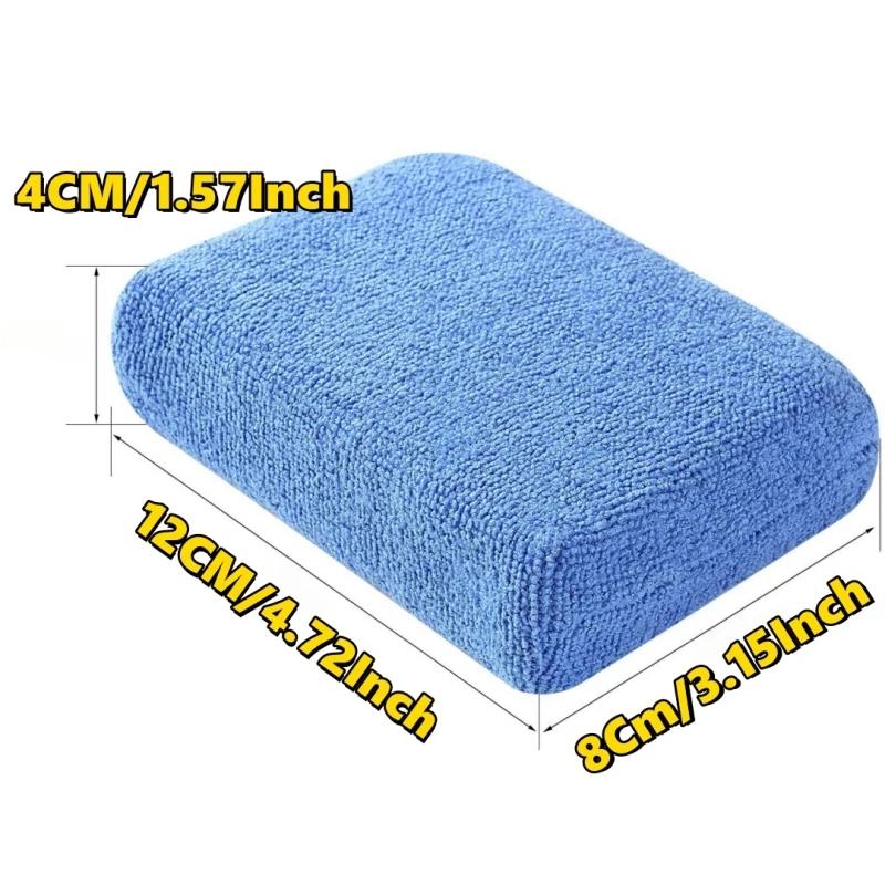 3/10Pcs Car Waxing Sponges Foam Pad Rectangle Auto Detailing Wax Applicator Pads Car Detailing Polishing Sponges Cleaning Tools