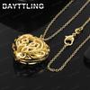 925 Sterling Silver 18K Gold 16-30 Inch Exquisite Cross Pendant Necklace Women's Jewelry Wedding Gift Accessories
