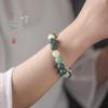Handcrafted Ancient-Style Bodhi Root Multi-Treasure Bracelet in Caramel