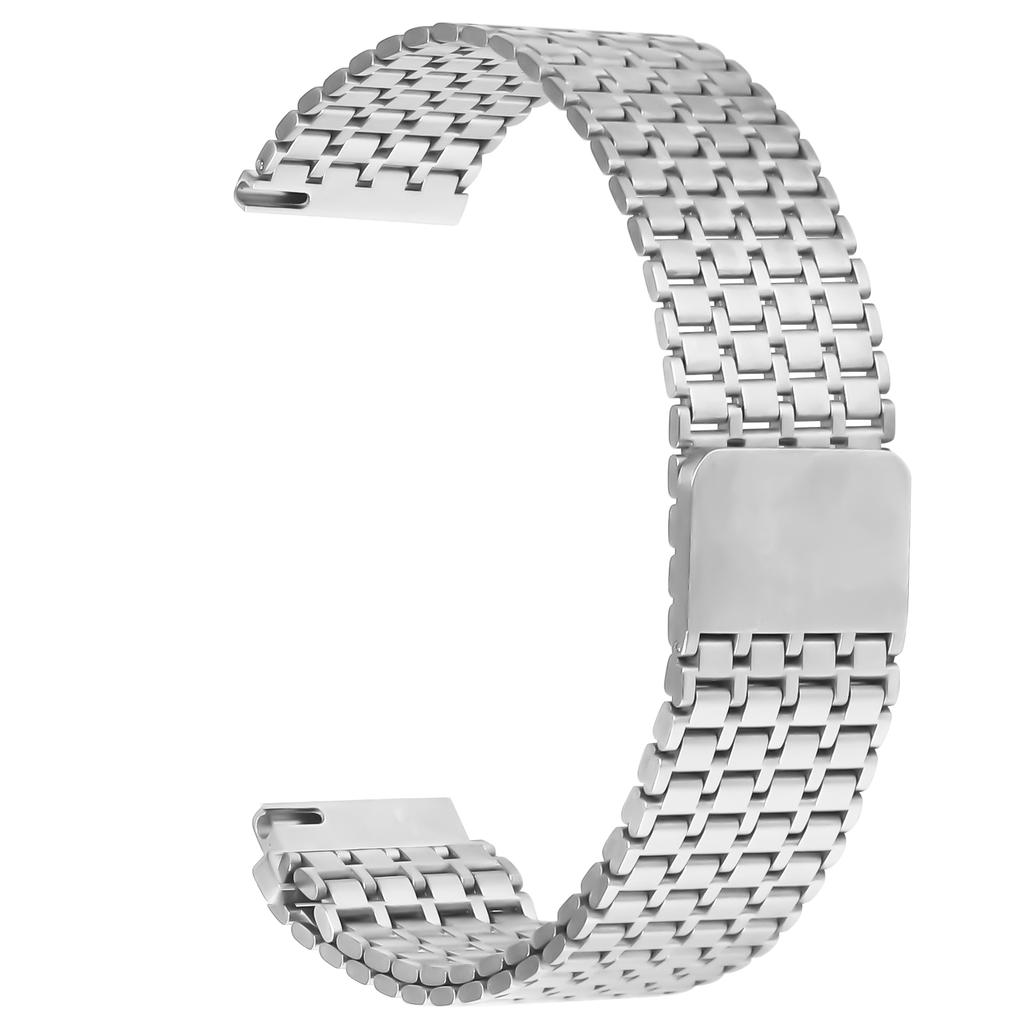 For Garmin Venu 3 Bands Replacement Stainless Steel Magnetic Clasp Silver Watch Strap