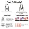 ROSALIND 48pcs Nail Gel Nail Polish Soak Off Hybrid UV/Led Lamp Glossy Multicolor Gel Semi Permanent Nail Art Design