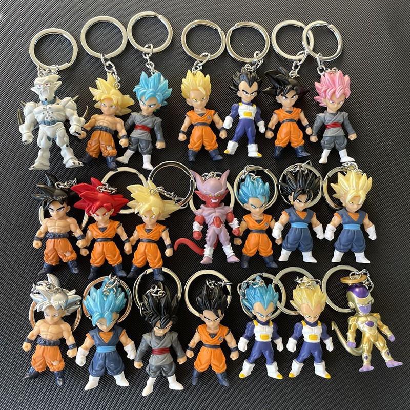 21 Стиль Брелок Dragon Ball: Кулон-подвеска Ornament с металлической фигуркой Сон Гоку