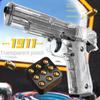 M1911 Colt Toy Gunman Gun Soft Bullet Shell Catapult Blaster Manual Air Gun Launcher Boys Shooting Game