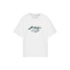 Li Ning Sports Trend Series Solid Color Logo Print Short Sleeve T-Shirt Men Tops White AHSS321-1