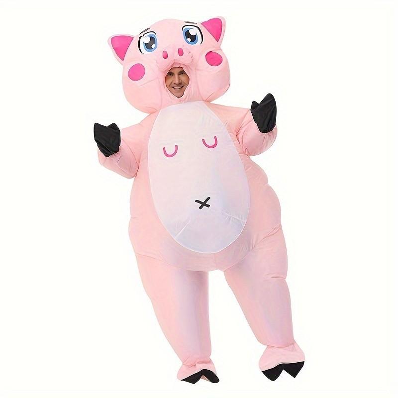 Cosplay Adult Pig Inflatable Costume For Halloween Parties Stage Performances