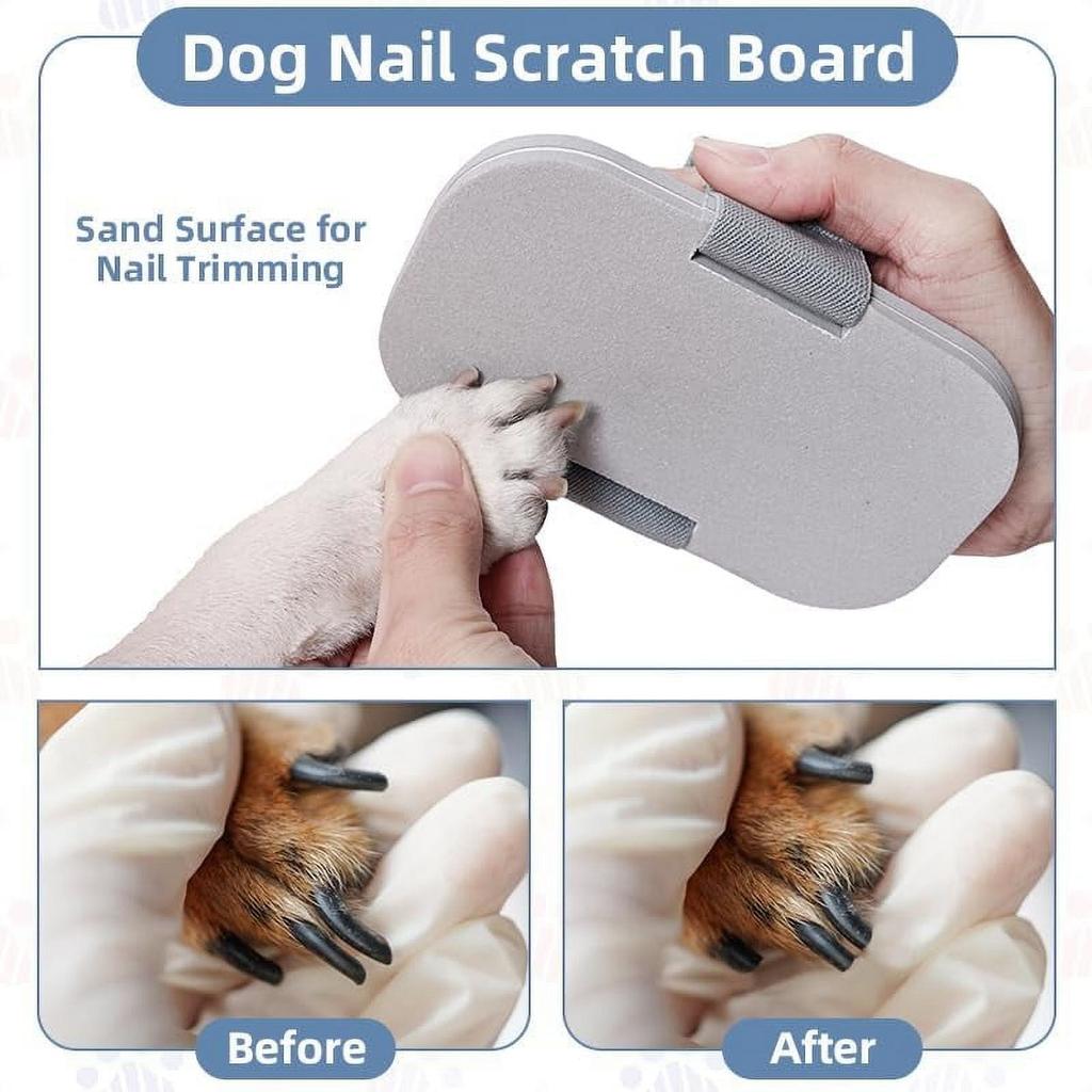 Dog Nail Files, Dog Grooming Tools, Pet Home Detachable Grinders, Nail Scrapers