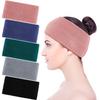 Wide Headbands for Women Girls Winter Warm Turban Headwrap Knitted Elastic Hairband Soft Thick Banadana Wool Ear Wamer Fashion Hair Accessories