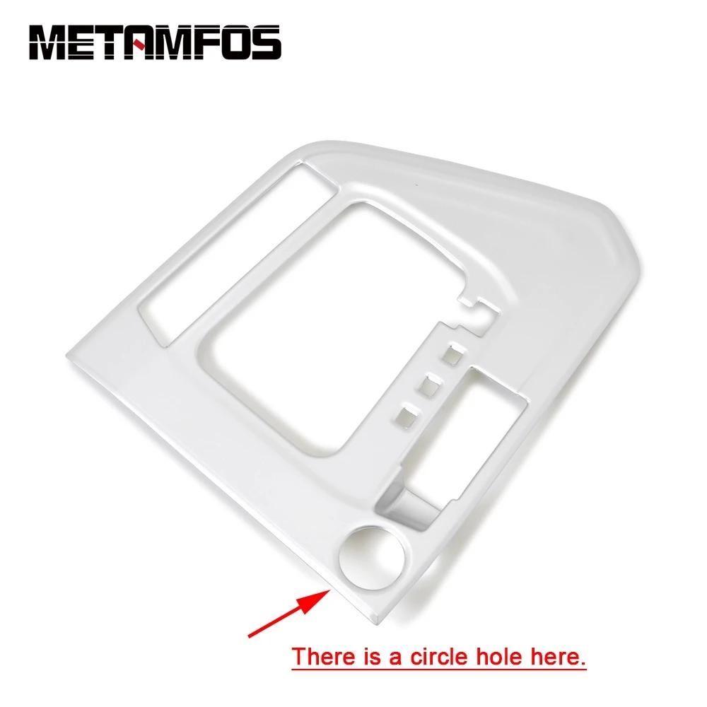 For Volkswagen VW Tiguan 2017-   Carbon Fiber Center Console Gear Shift Box Panel Cover Trim Interior Accessories