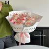 Английская водостойкая бумага для упаковки букетов с горячим тиснением для самостоятельной упаковки цветов.