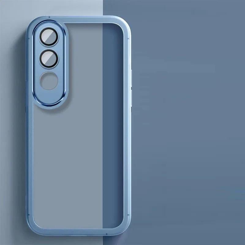 For VIVO V50 Lite V50Lite 4G 5G Case Shookproof Soft Plating Silicone Back Cover Carcase Coques Fundas Shell Mobile Phone Cases