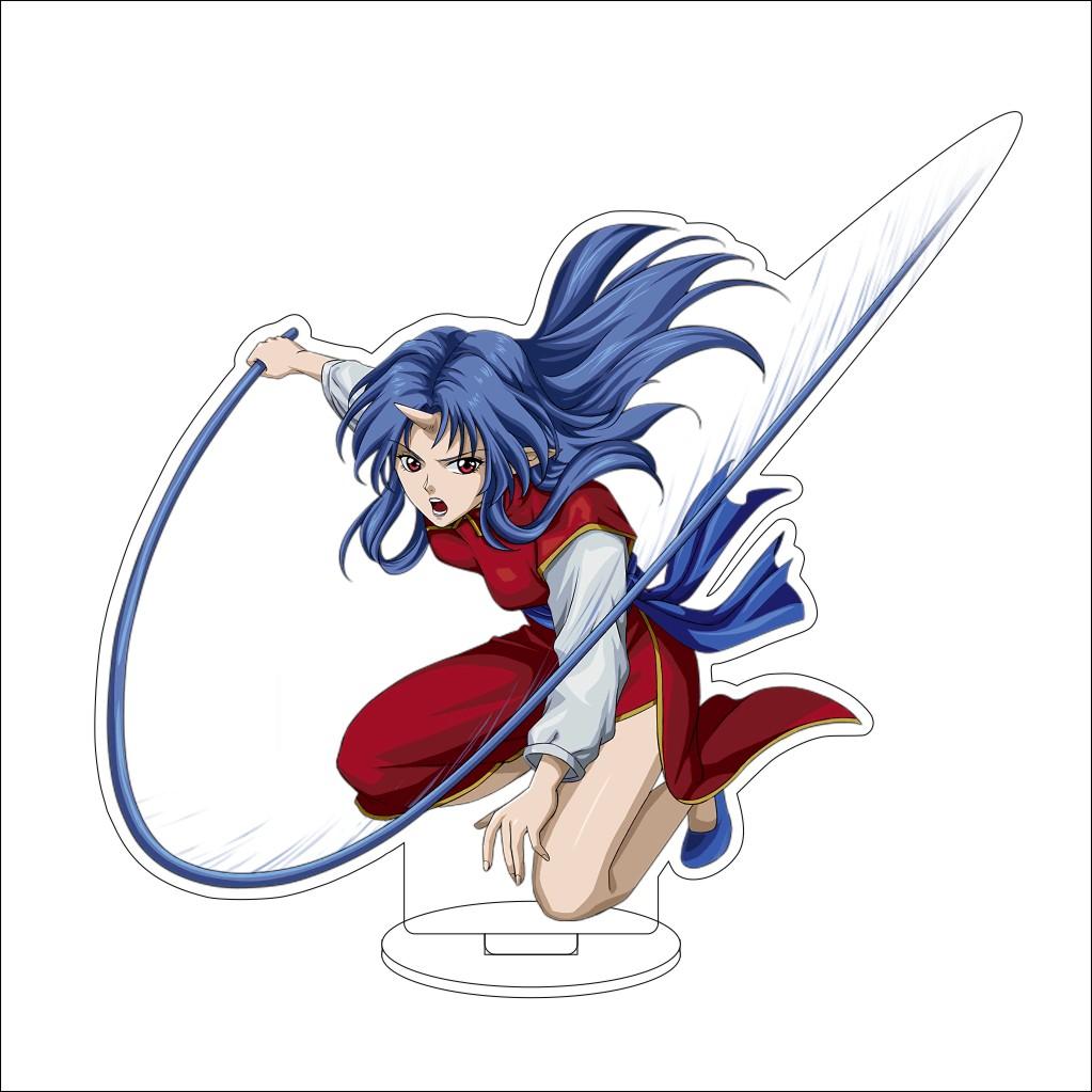16 см Аниме YuYu Hakusho Косплей Акриловая подставка Украшения Минамино Шуичи/Хиэй Фигурка-подставка Хэллоуин Подарки