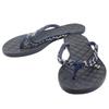 COCO Mark Beach Sandal G30880 Chain Black / Navy Rubber/leather Women Used