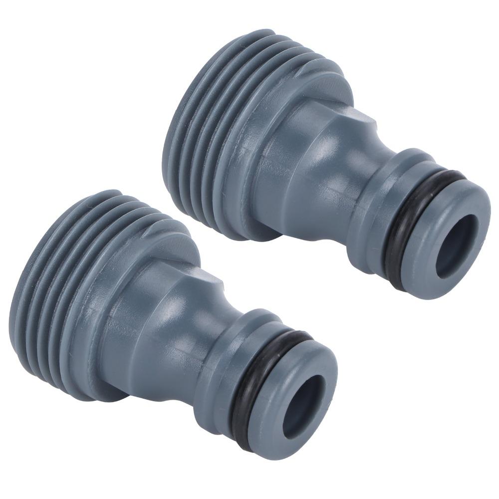 4PCS Plastic Garden Hose Nipple G3/4Male Thread G3/4 Male ThreadConnector  Yard and Lawn Care