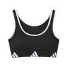 Adidas AP8055 Полутоп Свитшот Быстросохнущий Хлопок Стрейч Спорт M Бюстгальтер, Впитывающий, Сохнущий, Смесовый, Бюстгальтер, Женский, Черный,