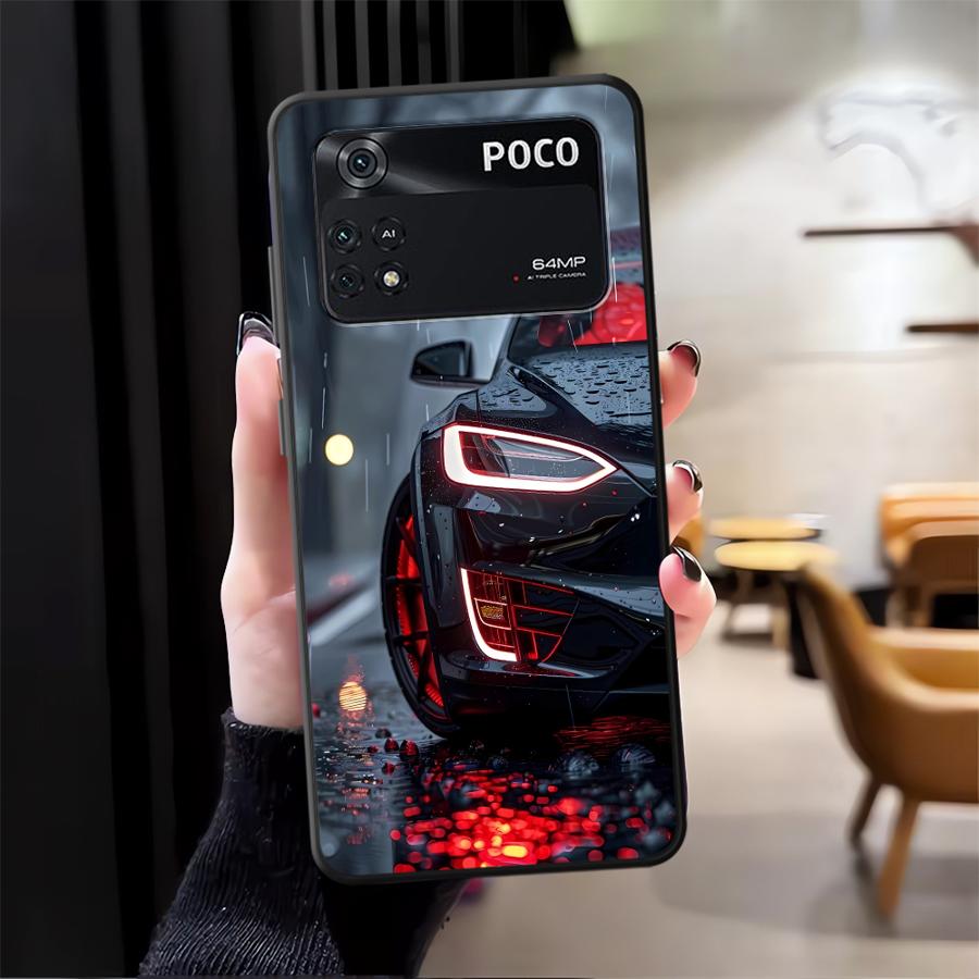 Чехол для Xiaomi Poco F8 X3 X4 X5 X7 Pro F3 C71 C75 M5 F1 M3 M4 M7 Pro C50 C61 Funda Чехол для телефона Крутые автомобильные огни