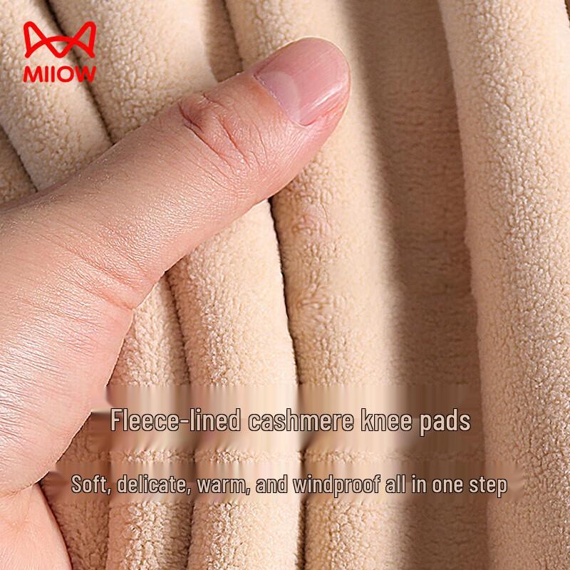 Мужские утепленные термобрюки Mao Ren с флисовой подкладкой и шерстяными наколенниками