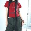 Укороченный топ Harajuku в японском стиле со звездным узором, круглым вырезом и коротким рукавом, футболки с графическим рисунком, женская одежда y2k, уличная одежда