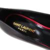 Безупречные туфли-лодочки SAINT LAURENT PARIS, заостренный носок, шпилька, черная кожа, 37.5, б/у