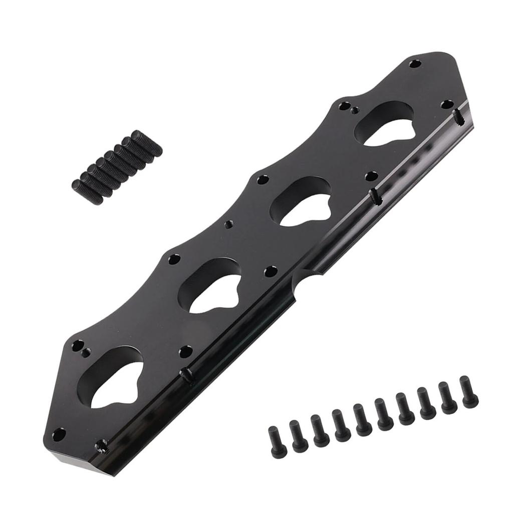 Series H to K Intake Manifold Adapter For Honda Acura Pro K-Series H2K K2H Black Silver Anodized