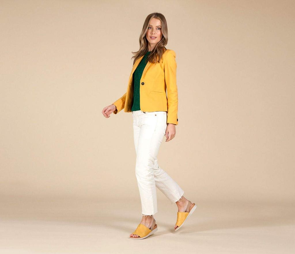 Flat Sandals MARA Honey Cm [Strive] Women's Gold/Brush 22.0 Cm~22.5