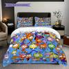 Cartoon Characters Celebration Threepiece Set 1 Duvet Cover 2 Pillowcase Without Core Duvet Cover And Pillowcase Christmas Birthday Gift