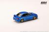 HJ64 1/64 Scale Subaru Impreza PURE SPORTS COUPE WRX type R STi Version (GC8) Sonic Blue Mica Finished Product HJ641079ABL