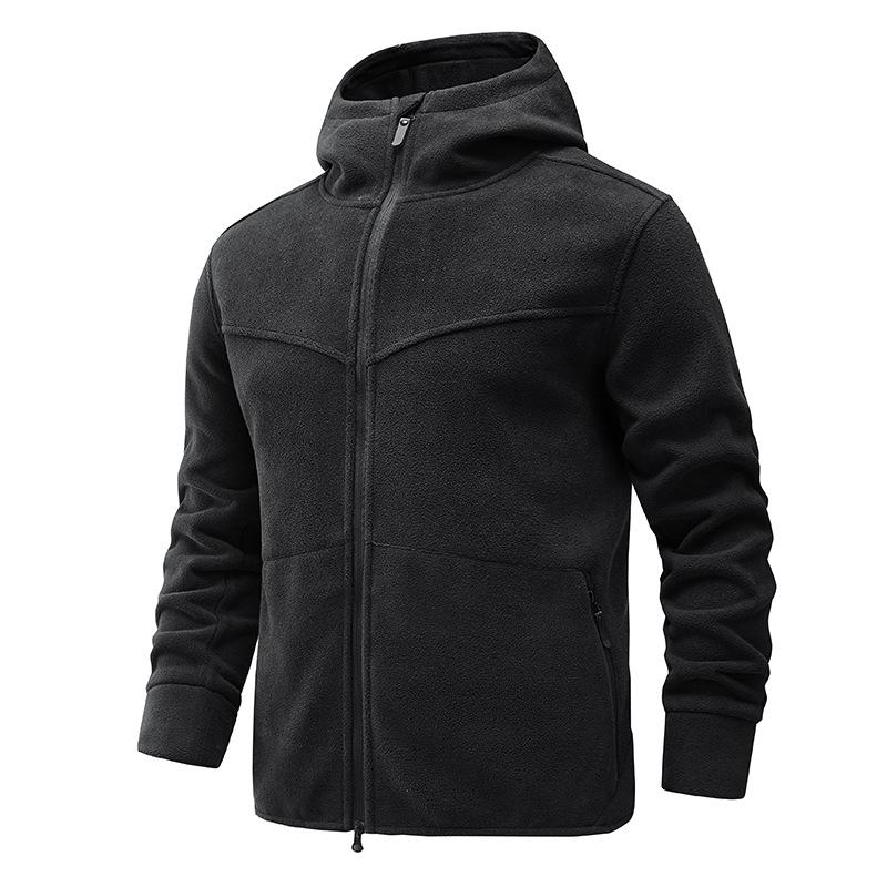 Jacket Men's Large Size Hooded Top Big Pocket Jacket Internet Celebrity Trendy Sports and Casual Clothes