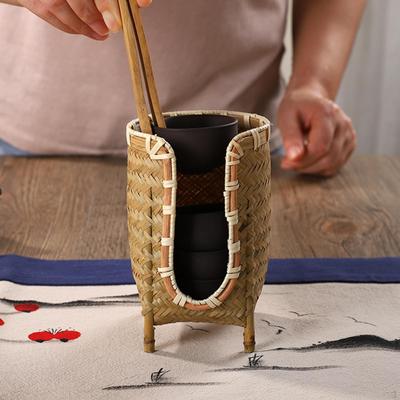 Бамбуковый подстаканник для туалетного столика в ванной — стильное и практичное хранение чая