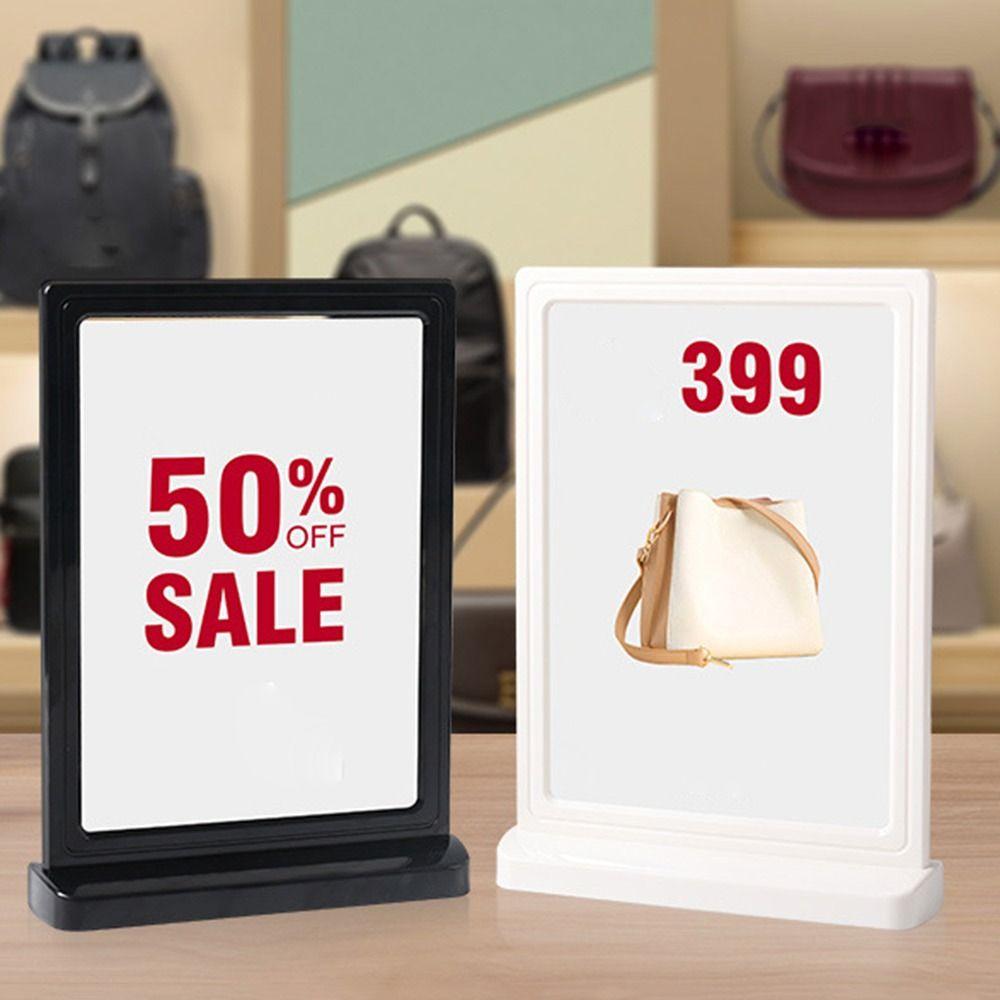 A4 A5 A6 Wine Catalog Menu Display Stand Vertical Table Card Sign Holder Photo Display Frame