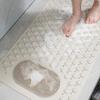Healthy Non-toxic Large Bath Mat Safety Non-slip Suction Cup Bathroom Shower Mat Foot Massage Bath Rug Eco-Friendly Bath Mats