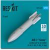 Reskit Nuclear Rocket 3D Printer Resin Kit 1/72 AIR-2 "Genie" Air-to-Air RSK72-0473 (Airplane)