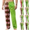 Men's Allover Printed Home Pants Sleeping Pajama Pants Long Pants Pajama Pants